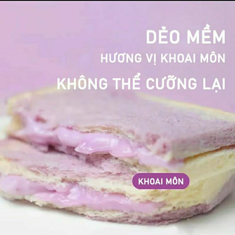 Bánh Bơ, Bánh Dâu Tây, Bánh Khoai Môn Sandwich 468g Hot Hit Hộp 8 cái