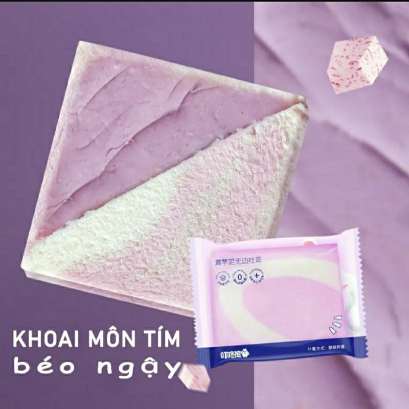 Bánh Bơ, Bánh Dâu Tây, Bánh Khoai Môn Sandwich 468g Hot Hit Hộp 8 cái