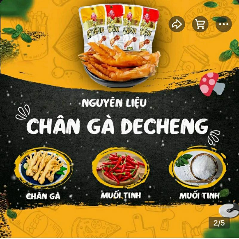 Chân Gà Cay Tứ Xuyên DaCheng Giòn Sật Sật | Ăn Vặt Siêu Ngon