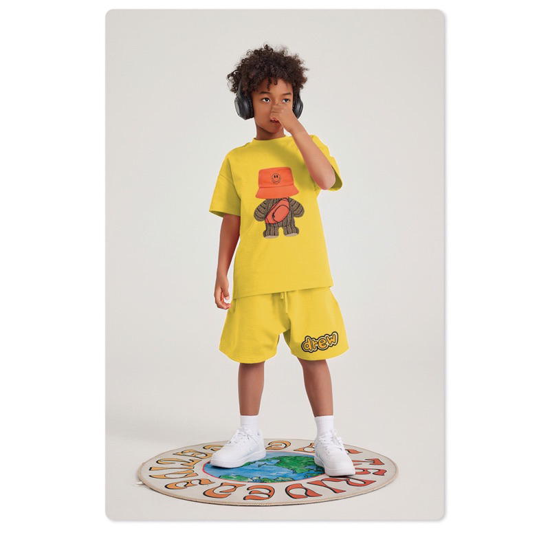 Set bộ D.rew Hou.se siêu xịn Gấu màu vàng cho bé trai bé gái