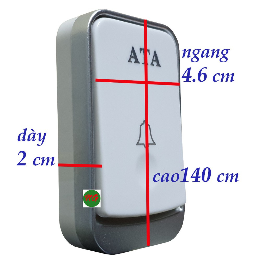 Nút nhấn chuông của bộ chuông ATA916 -ATA 913- hàng chính hãng