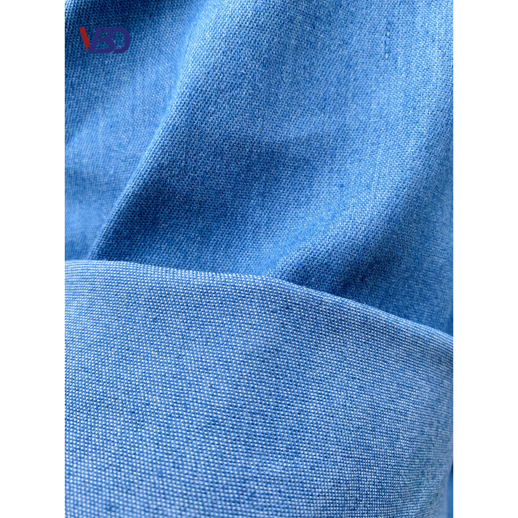 Áo sơ mi denim form rộng bigsize AK047 cho nàng béo từ 50 tới 100kg