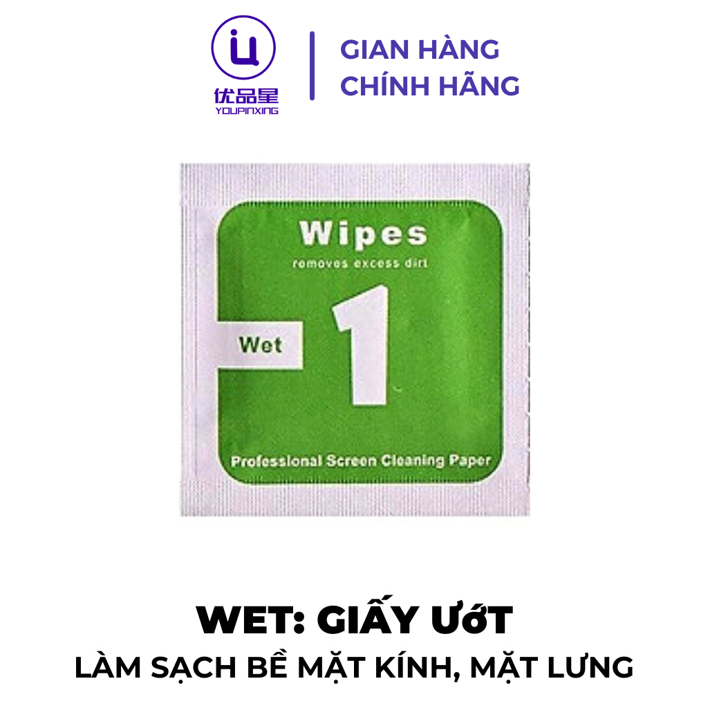 Giấy lau 1 2 cho kính cường lực cho 5/5s/5se/6/6s/7/7plus/8/8plus/plus/x/xr/xs/11/12/13/14/pro/promax