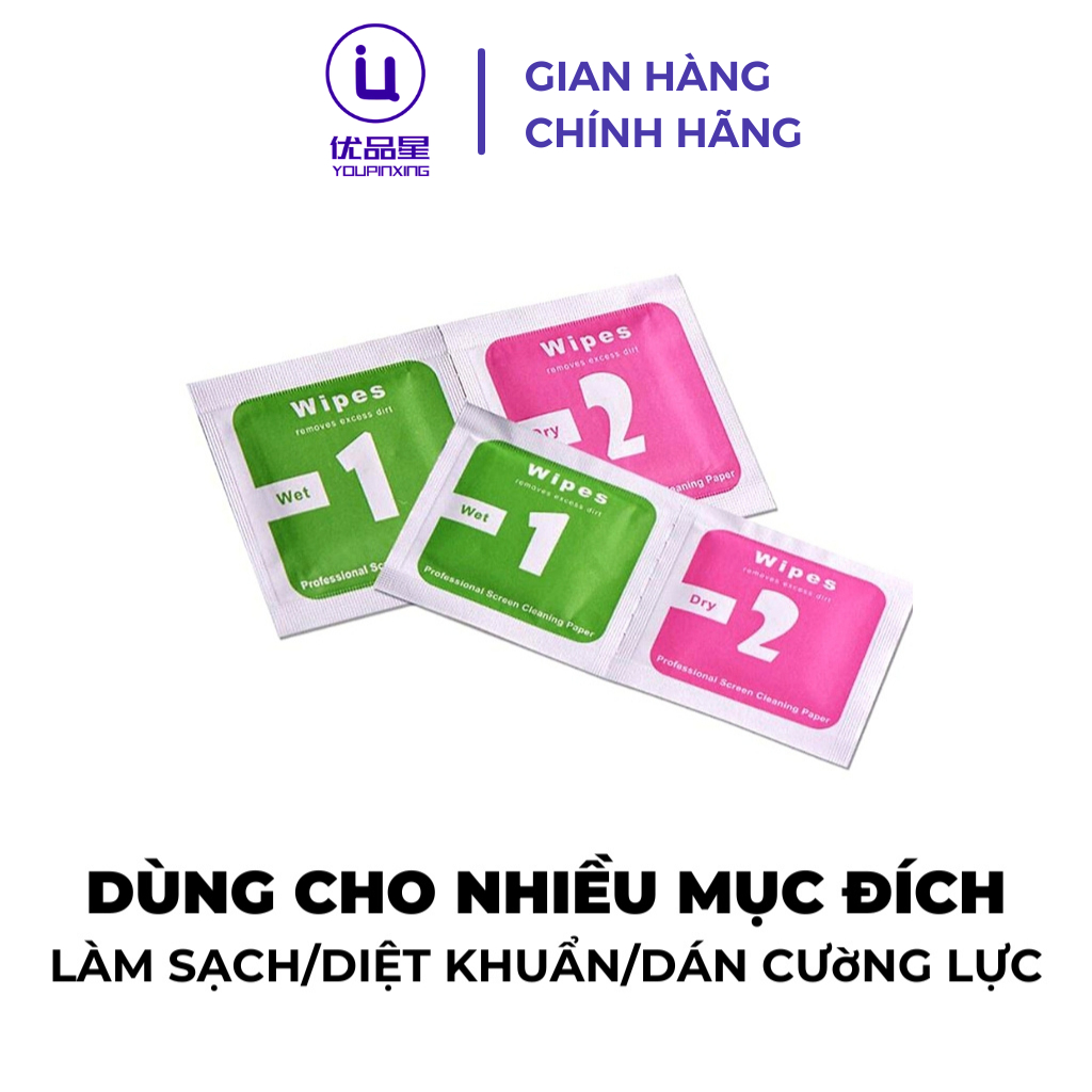 Giấy lau 1 2 cho kính cường lực cho 5/5s/5se/6/6s/7/7plus/8/8plus/plus/x/xr/xs/11/12/13/14/pro/promax