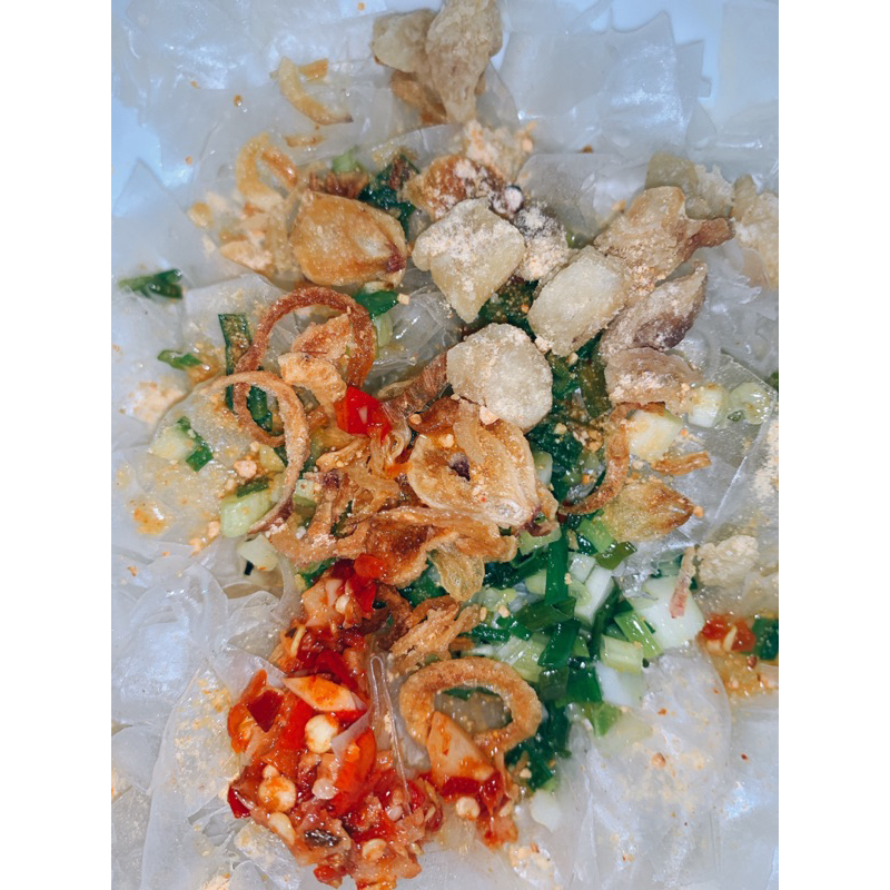 Bánh tráng phơi sương full topping tốp mỡ