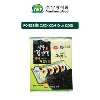  Rong Biển NKF Lá rong Cuộn Cơm Gói 10 Lá 20G Hàn quốc 