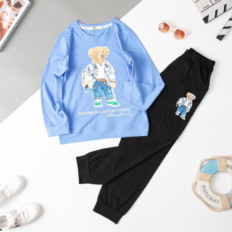 Bộ dài tay bé trai thu đông 10-16y . Chất cotton mềm mịn, thấm hút mồ hôi, co giãn tốt