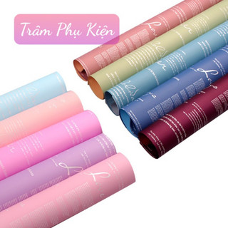 Giấy 2 mặt chữ gói hoa