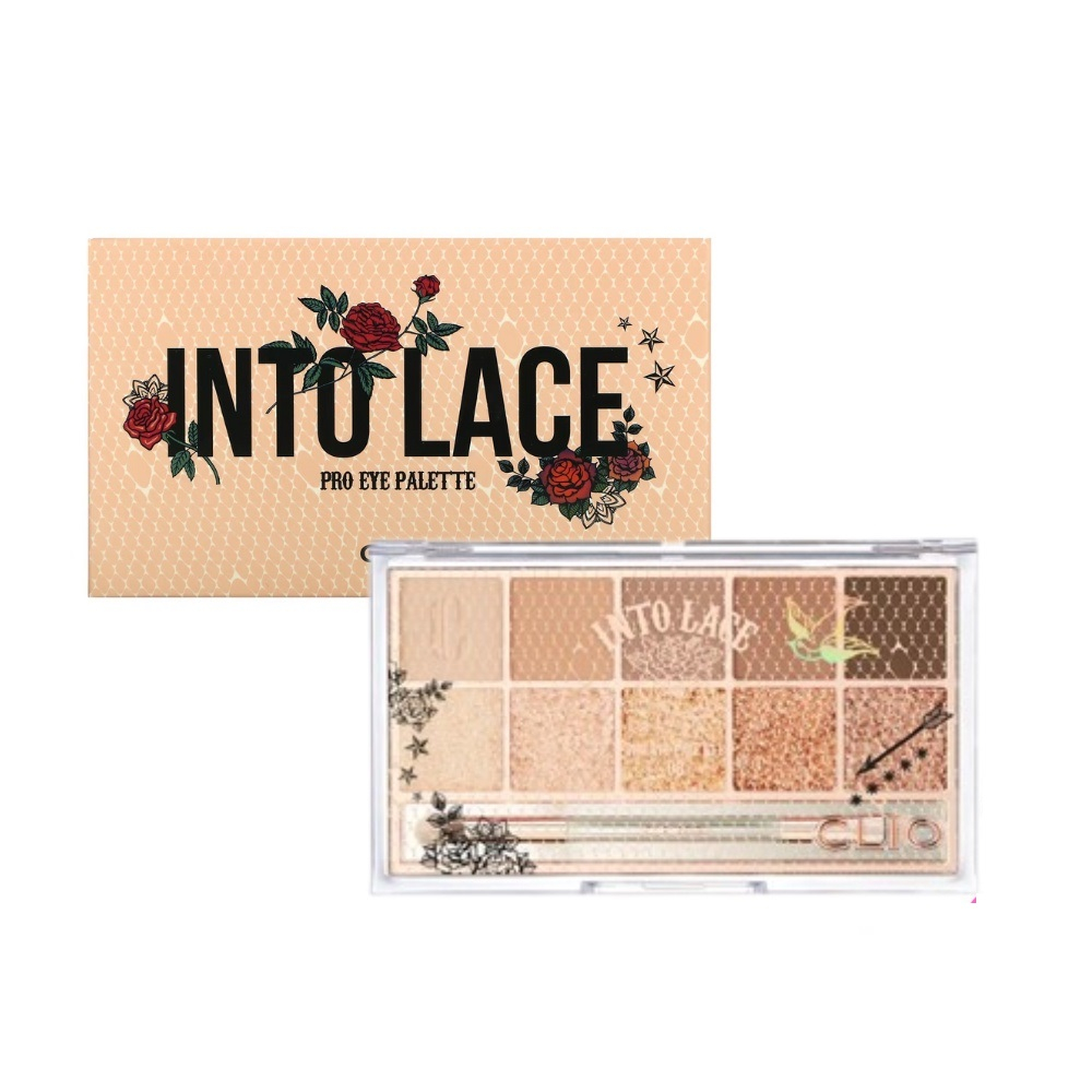 Bảng phấn mắt CLIO  - Có kèm cọ mắt