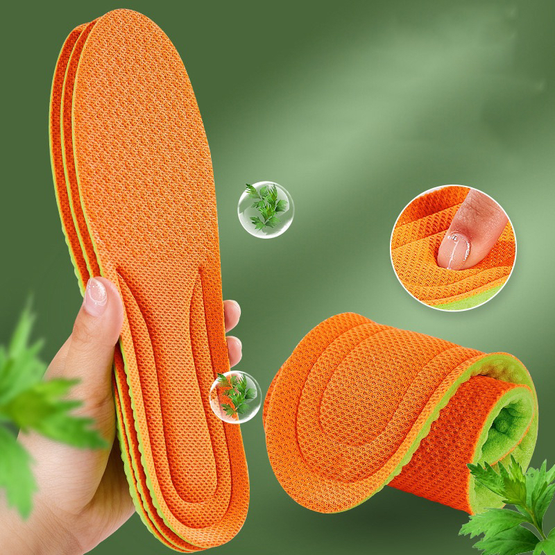 Đế lót giày thể thao lá ngãi than tre khử mùi hôi chân thông thoáng siêu mềm êm chân mai lê sport