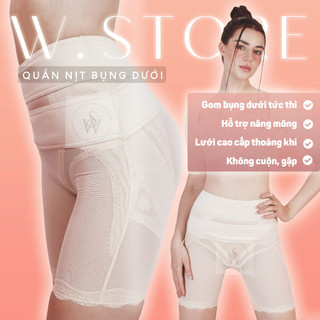 Quần gen nịt bụng dưới cạp cao mặc váy thon bụng, nâng mông, siết eo - gen định hình bụng dưới cao cấp chính hãng wstore