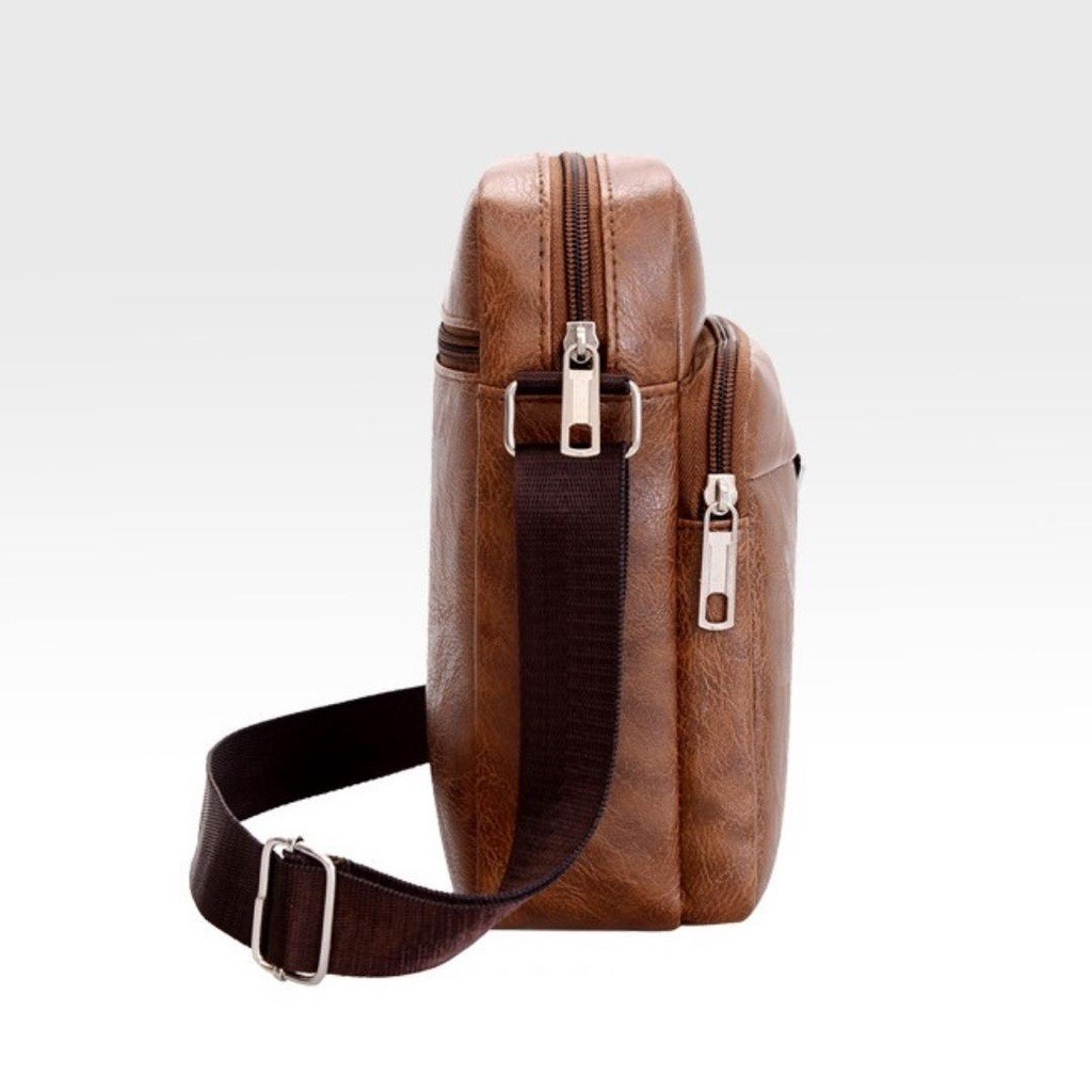 Túi đeo chéo nam thời trang - Túi xách nam da PU bền đẹp TC12