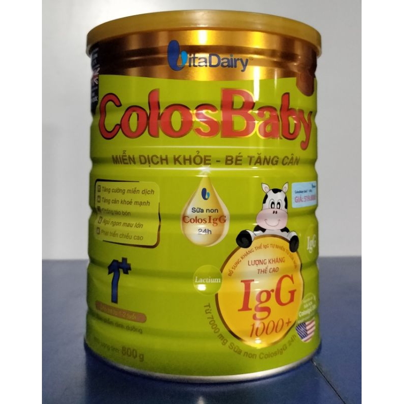 Sữa ColosBaby Gold 0+, 1+, 2+ 800g - Date 2025