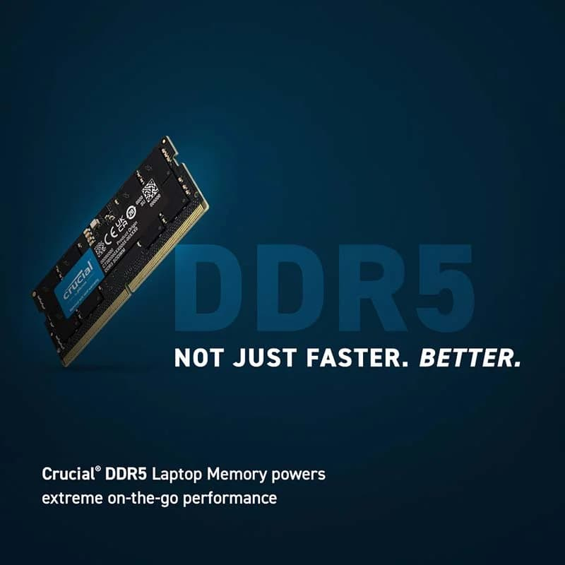 RAM Laptop DDR5 Crucial Bus 4800 / 5200 / 5600 Dung Lượng 16GB / 32GB - Hàng Chính Hãng | BigBuy360 - bigbuy360.vn