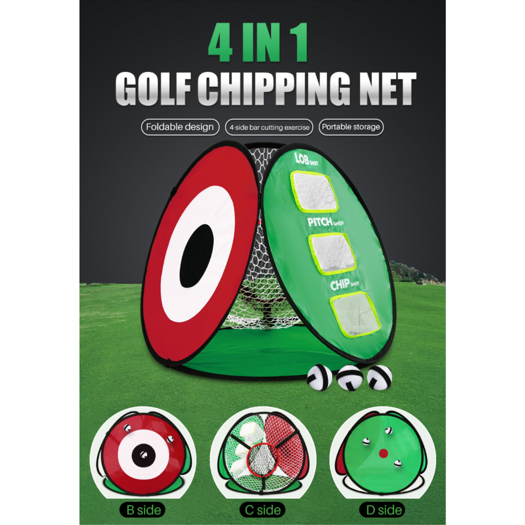 LƯỚI TẬP CHIP GOLF 3 MẶT – PGM LXW021