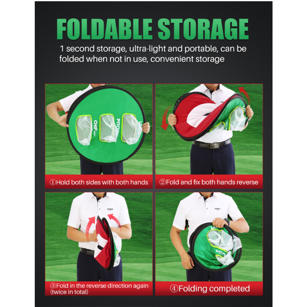 LƯỚI TẬP CHIP GOLF 3 MẶT – PGM LXW021