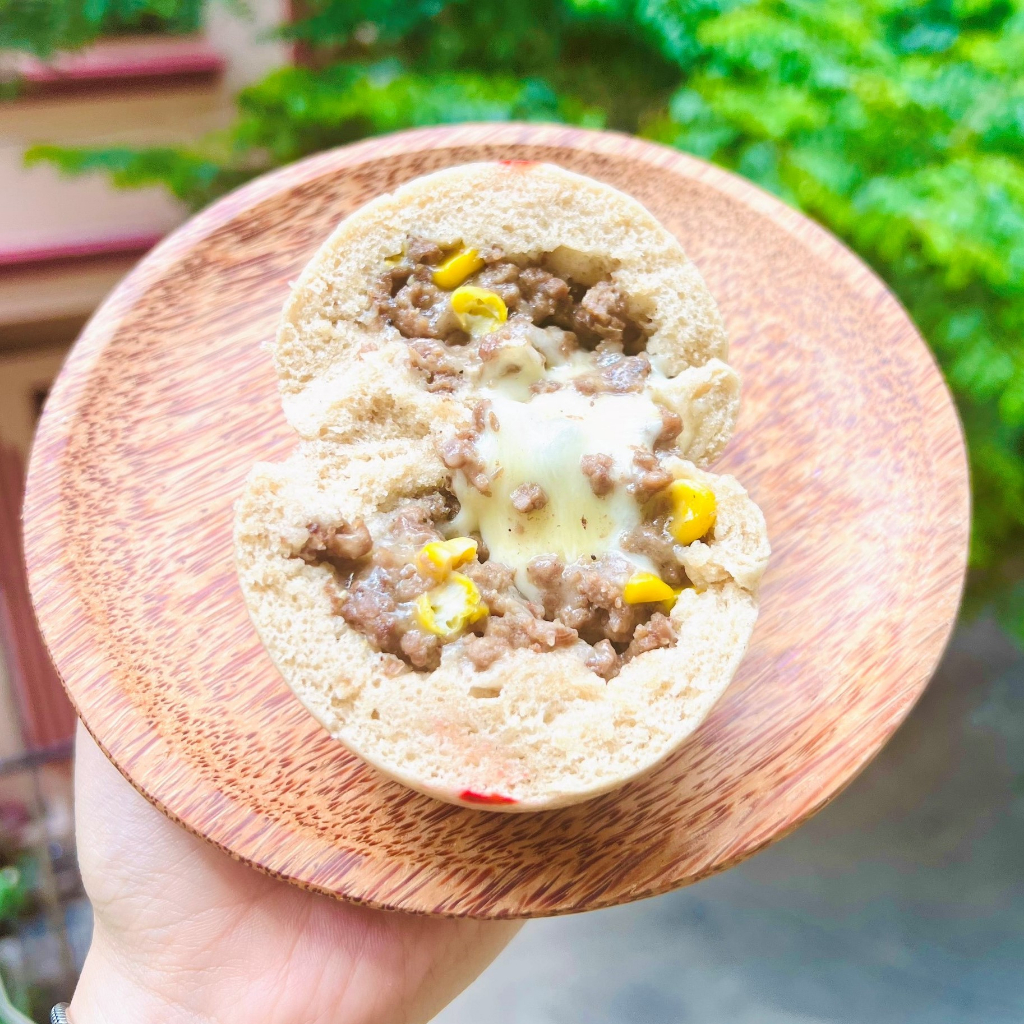 Bánh Bao Nguyên Cám Gạo Lứt 𝐂𝐇𝐀𝐍𝐆𝐌𝐔𝐍 𝐇𝐞𝐚𝐥𝐭𝐡𝐲 - Bánh Eatclean ăn kiêng, hỗ trợ giảm cân