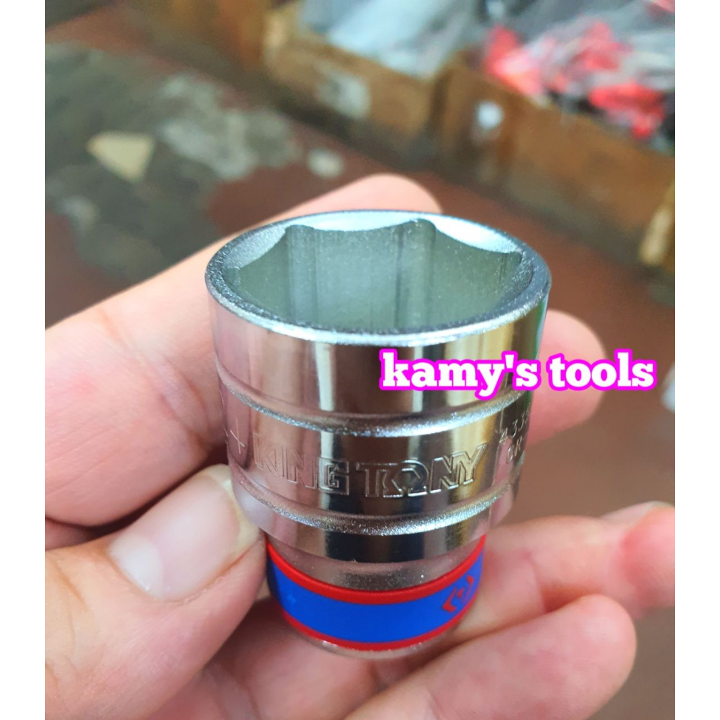 Đầu tuýp đầu khẩu ngắn cần 1/2 Kingtony 8mm-32mm 4330/4335