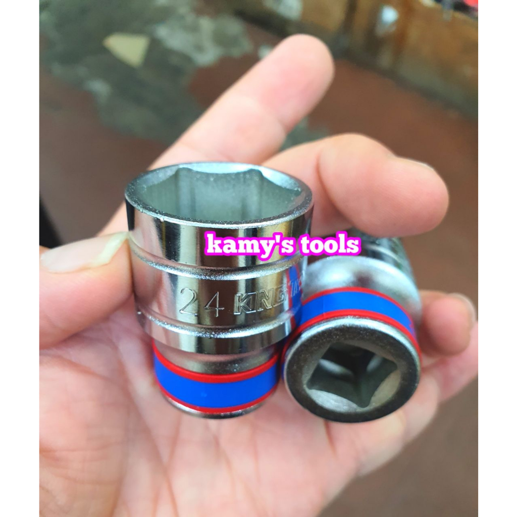 Đầu tuýp đầu khẩu ngắn cần 1/2 Kingtony 8mm-32mm 4330/4335