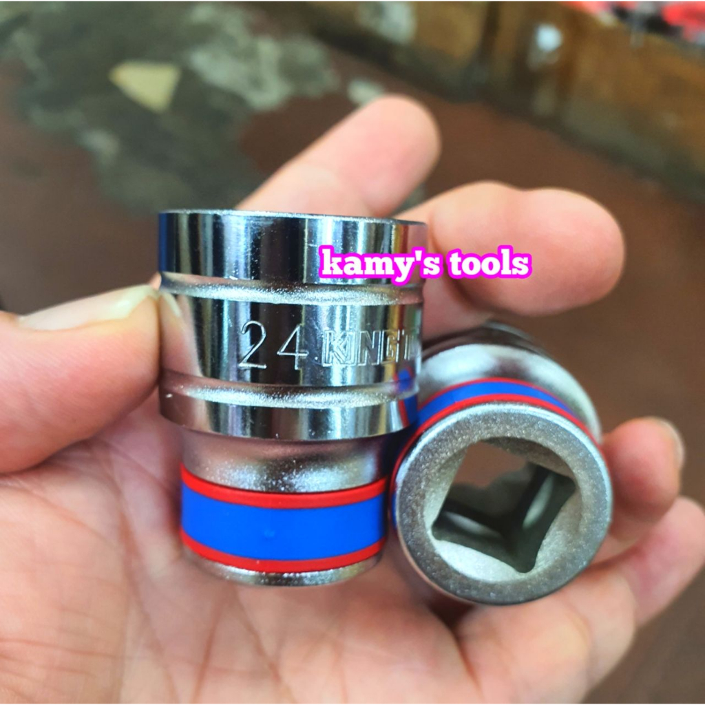 Đầu tuýp đầu khẩu ngắn cần 1/2 Kingtony 8mm-32mm 4330/4335