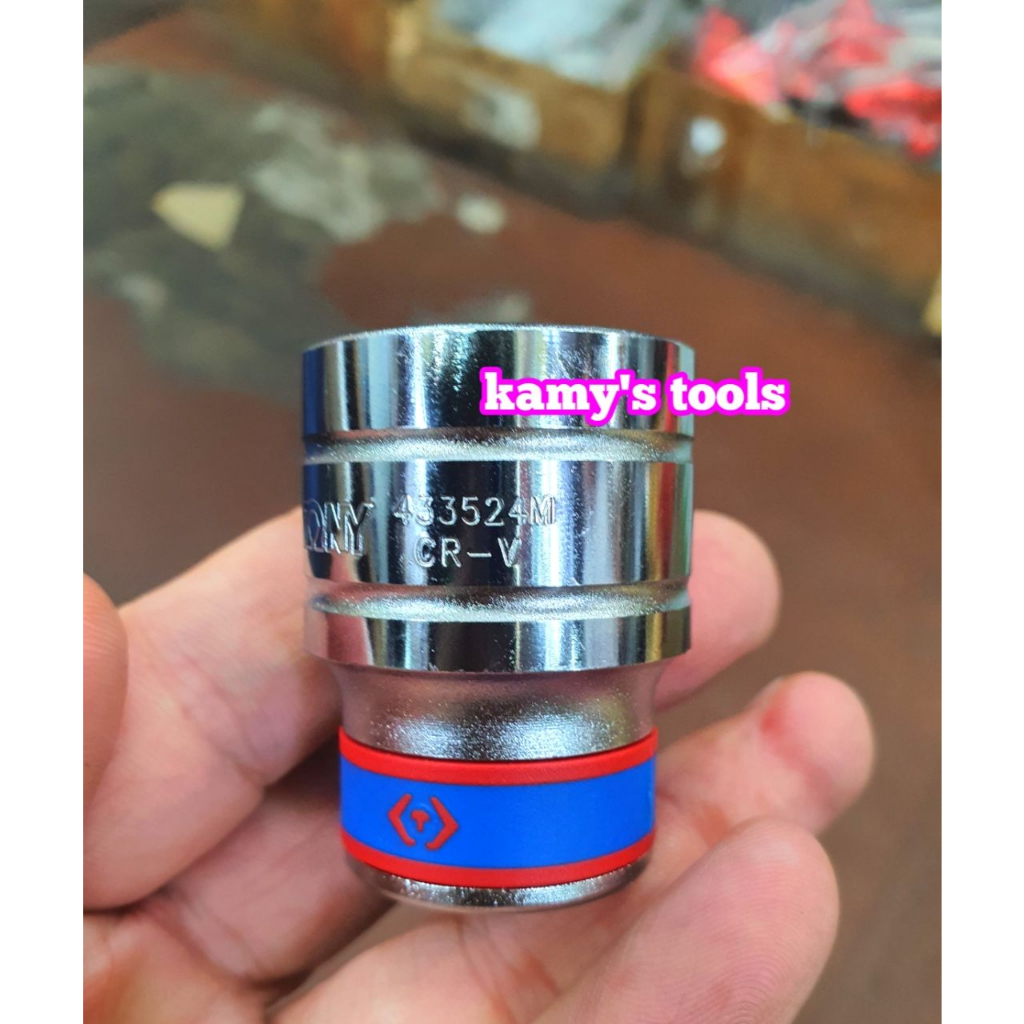 Đầu tuýp đầu khẩu ngắn cần 1/2 Kingtony 8mm-32mm 4330/4335