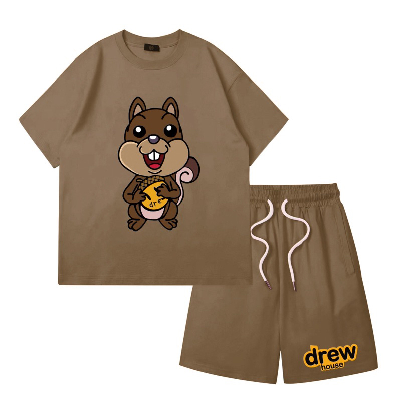 Set bộ D.rew Hou se Sóc màu nâu cho bé trai