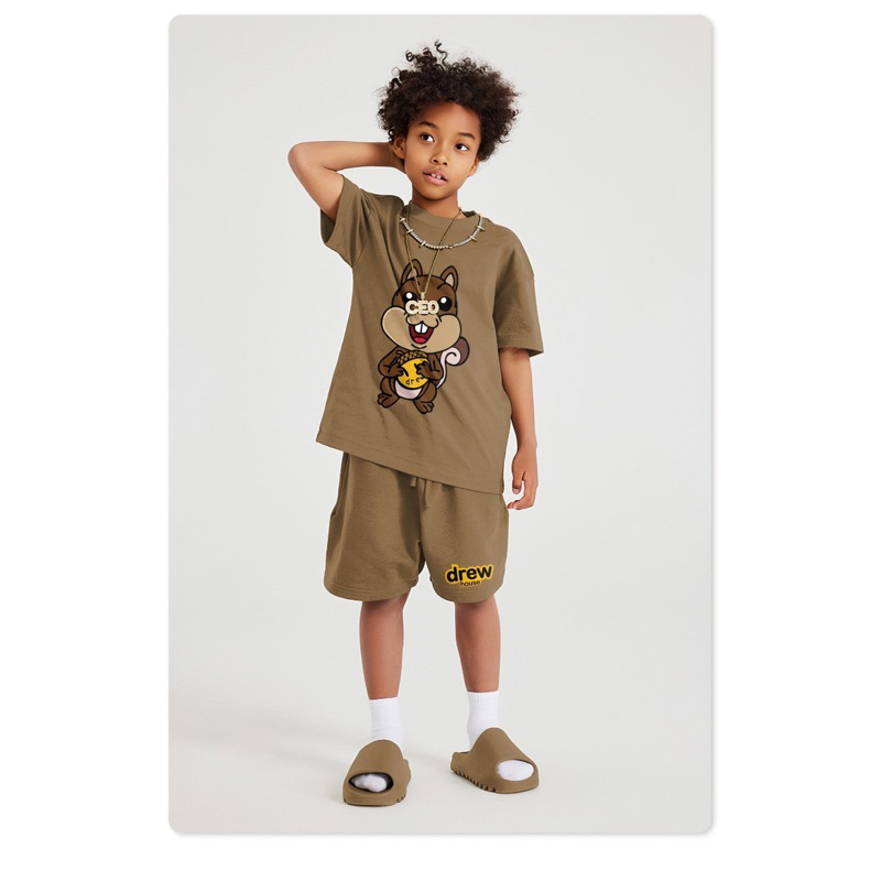 Set bộ D.rew Hou se Sóc màu nâu cho bé trai