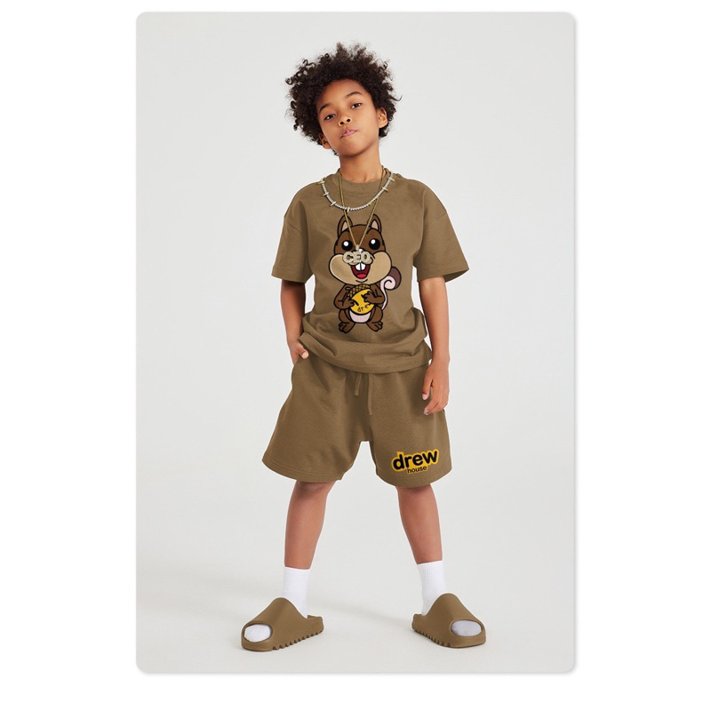 Set bộ D.rew Hou se Sóc màu nâu cho bé trai