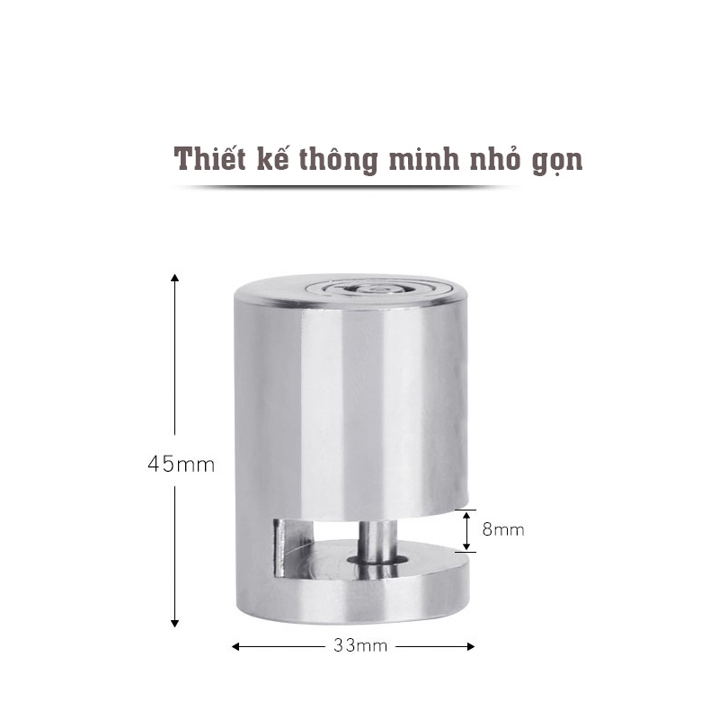 Khóa phanh đĩa xe máy chống trộm, thép nguyên khối an toàn thông minh