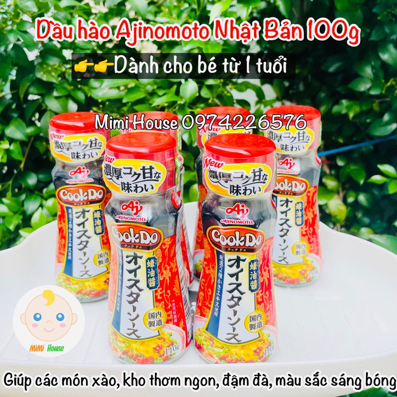 Dầu hào Ajinomoto 110g Nhật Bản, gia vị thơm ngon các món xào cho bé