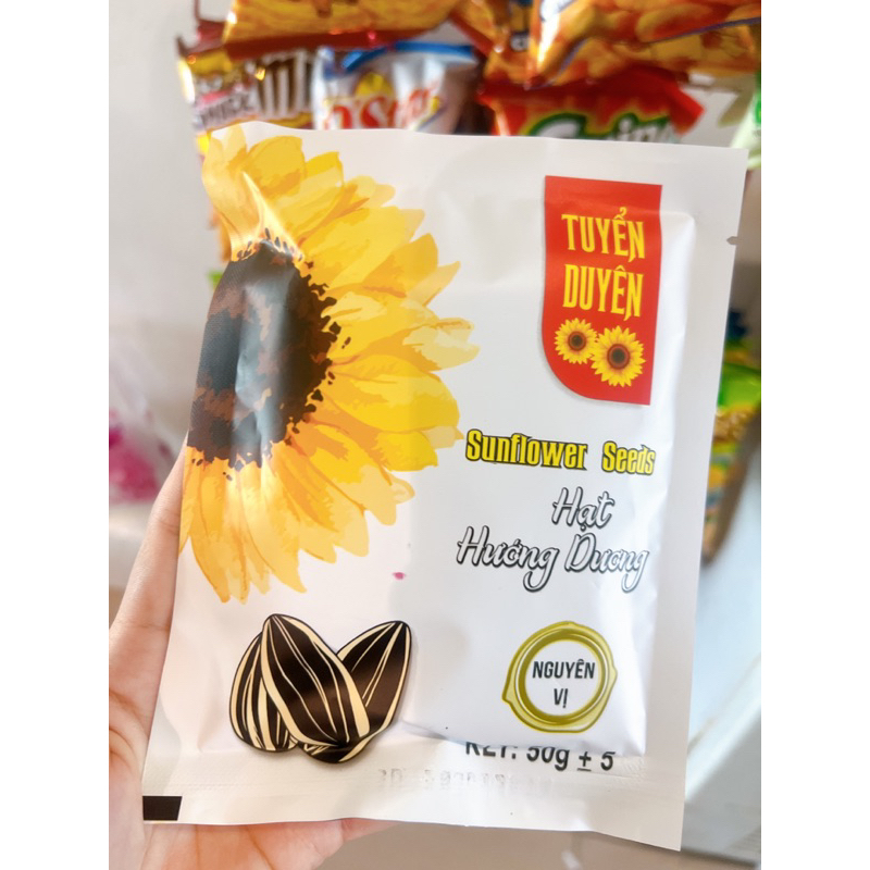 Hướng dương nguyên vị, vị dừa, óc chó Tuyển Duyên gói 50g