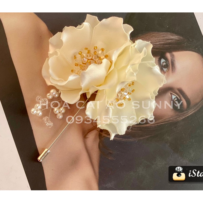 Hoa cài áo Handmade - Sunny MS62