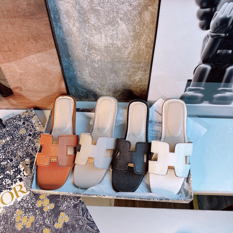 Dép H da lì siêu hot