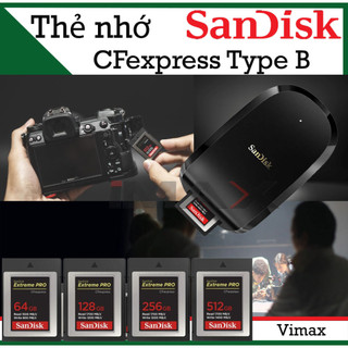 Thẻ nhớ máy ảnh CFexpress Type B Sandisk - Chính hãng