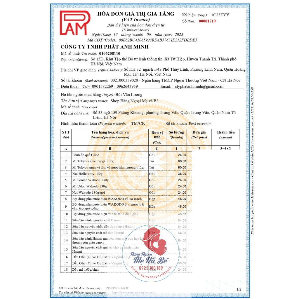 Mì somen tách muối Hakubaku cho bé