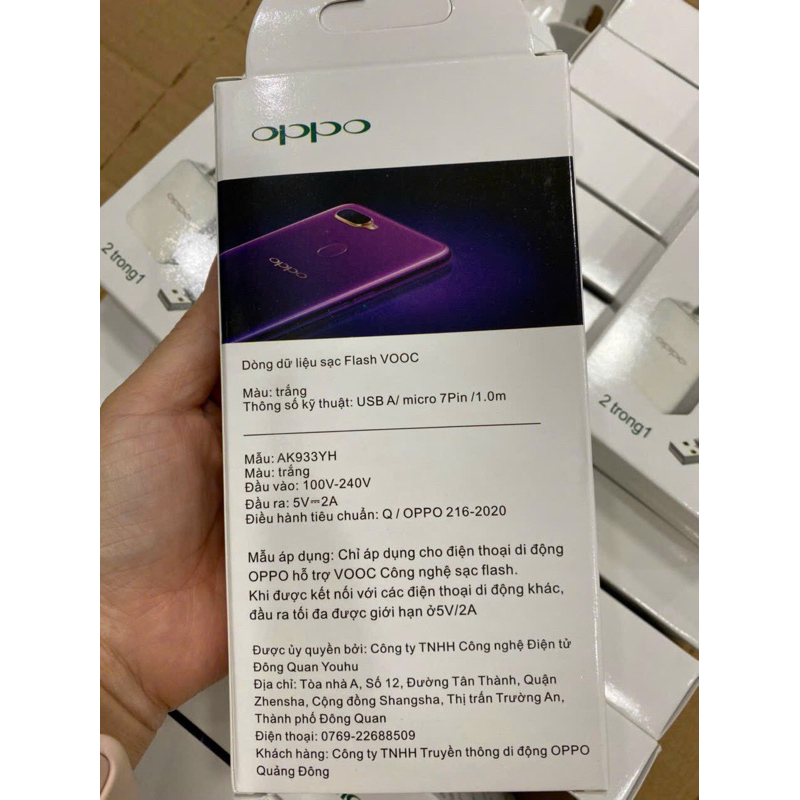 Bộ sạc Oppo sạc nhanh tốc độ New - Bảo hành 12 tháng