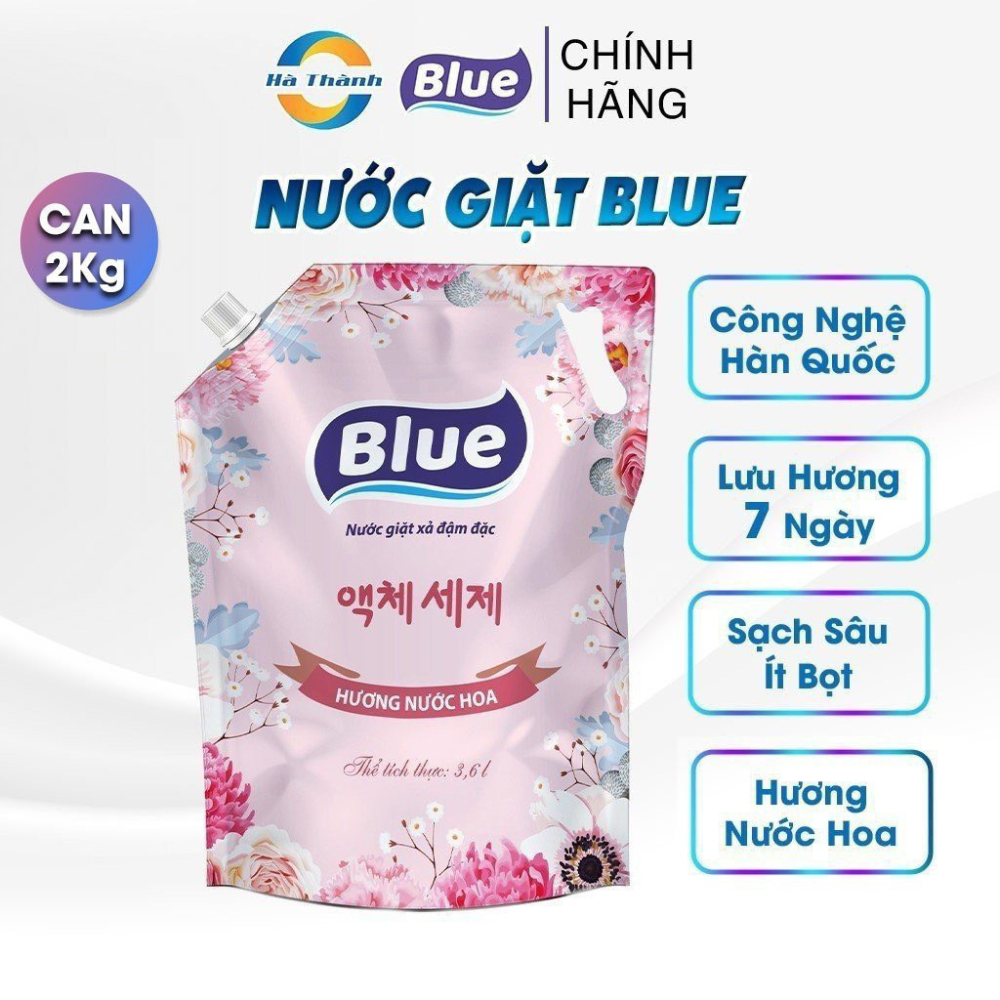 Nước Giặt 2L Chuẩn Hàng Chính Hãng Không Bạc Màu Không Kích Ứng Da Không Khô Ráp