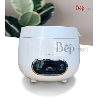 Nồi cơm điện mini LocknLock EJR426WHT dung tích 0.8 lít - chống dính, bepmart - hàng chính hãng