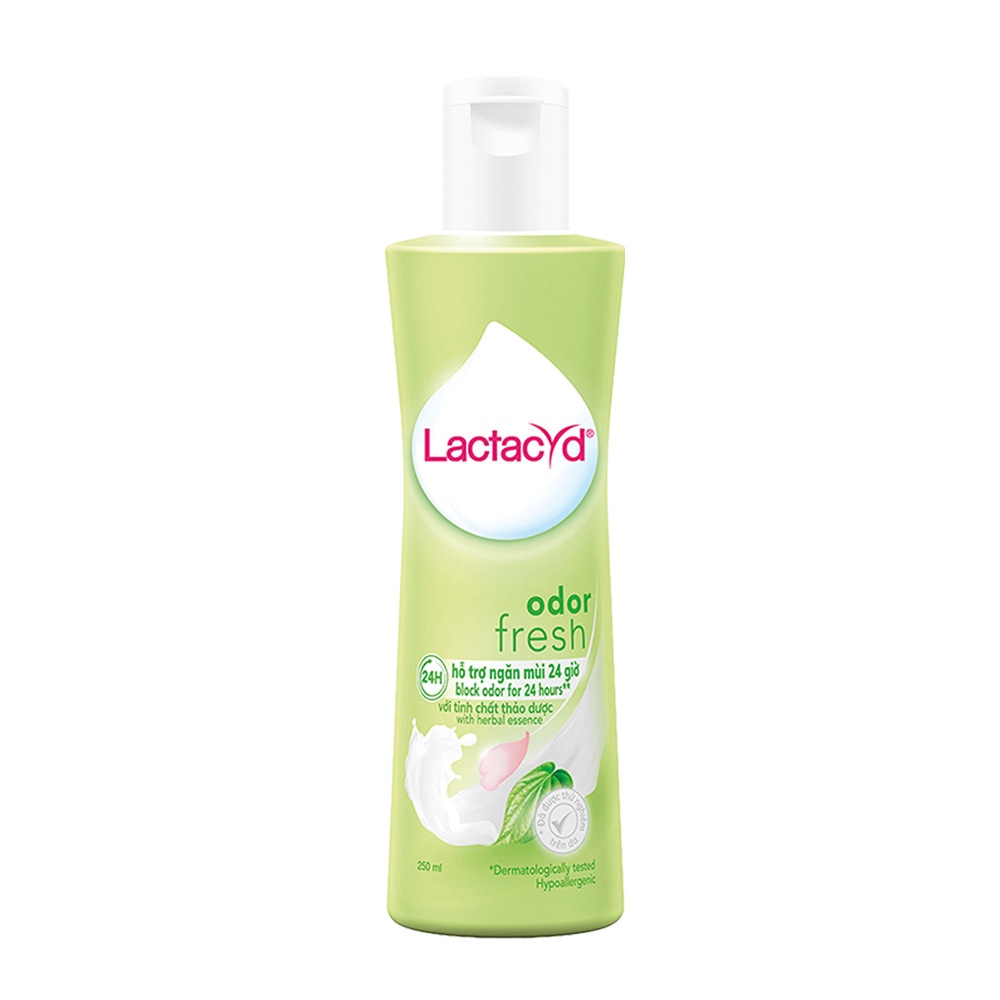 Dung dịch vệ sinh phụ nữ Lactacyd (Xanh) trầu không Odor Fresh 150ml & 250ml