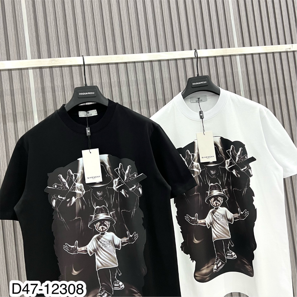 Áo Phông Nam GVC In Hình Hoạt Hình Cực Đẹp - Áo Thun Nam GVC 100% Cotton Siêu Mát