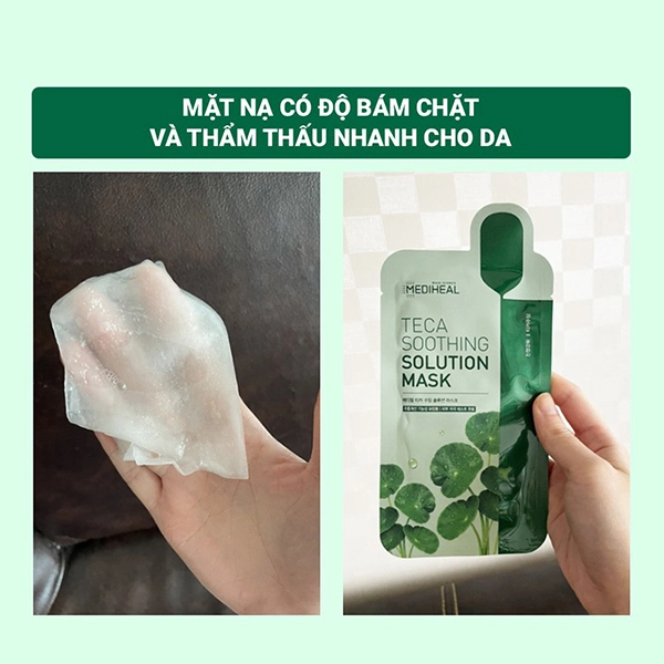 MEDIHEAL TEATREE/PLACENTA/VITA/COLLAGEN CARE SOLUTION ESSENTIAL MASK / Mặt nạ trà xanh