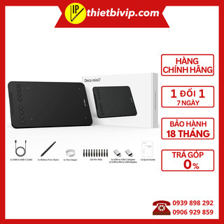 Bảng Vẽ Điện Tử XP-PEN DECO MINI7 - Hỗ Trợ Cảm Ứng Nghiêng - Hàng Chính Hãng