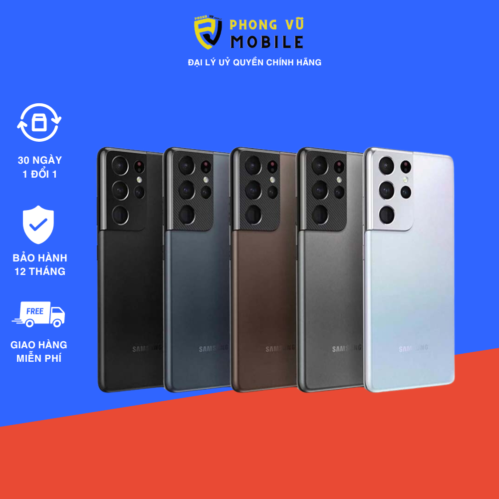 Điện thoại SS Galaxy S21 Ultra 5G bản 256gb . Hàng chính hãng . Bảo hành 12 thang - Tặng kèm phụ kiện