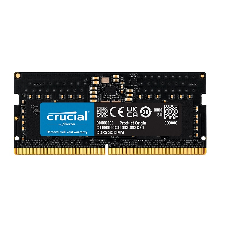 RAM Laptop DDR5 Crucial Bus 4800 / 5200 / 5600 Dung Lượng 16GB / 32GB - Hàng Chính Hãng