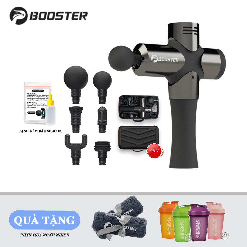 Máy Massage Booster PRO 3 – 6 đầu cắm – 4 tốc độ - Công suất 126W