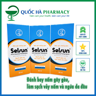 [CHÍNH HÃNG] Dầu Gội Selsun 100ml /50ml ngăn ngừa gàu và ngứa da dầu Quốc Hà Pharmacy