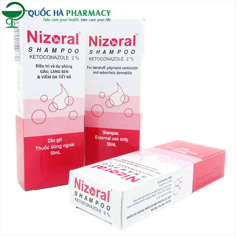 Dầu Gội Hỗ Trợ Giảm Nấm Gàu Nizo ral Thái Lan 50ml Quốc Hà Pharmacy