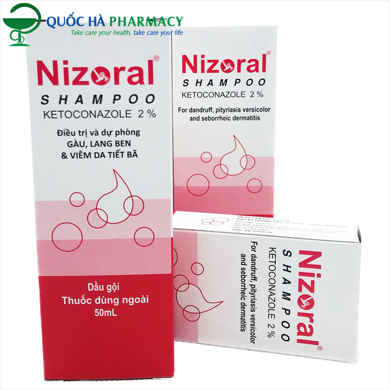 Dầu Gội Hỗ Trợ Giảm Nấm Gàu Nizo ral Thái Lan 50ml Quốc Hà Pharmacy