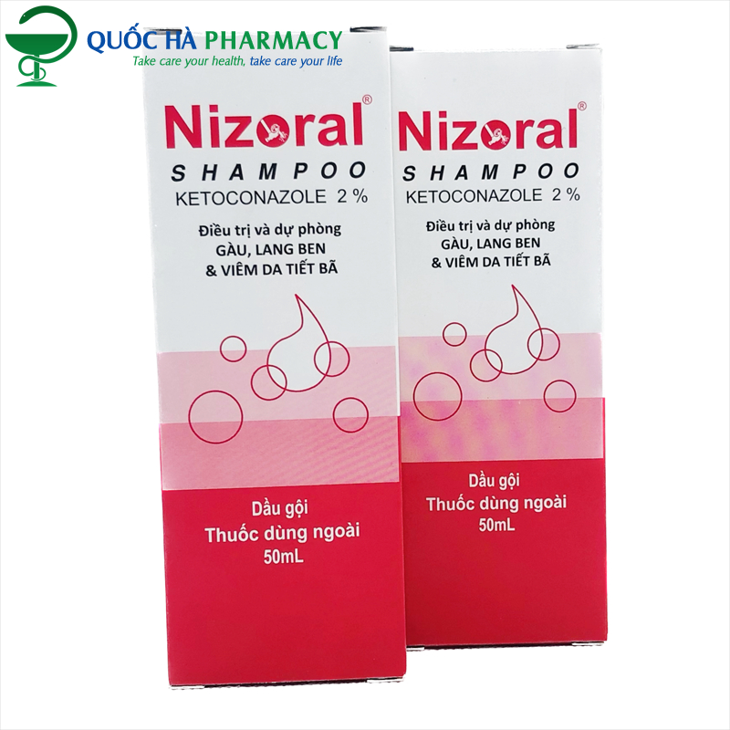 Dầu Gội Hỗ Trợ Giảm Nấm Gàu Nizo ral Thái Lan 50ml Quốc Hà Pharmacy