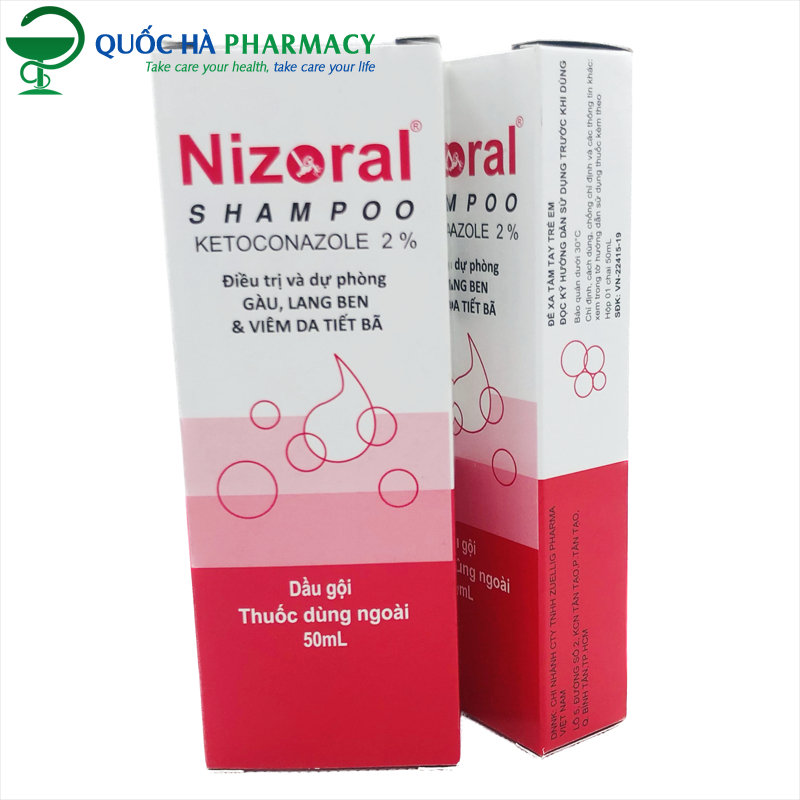 Dầu Gội Hỗ Trợ Giảm Nấm Gàu Nizo ral Thái Lan 50ml Quốc Hà Pharmacy